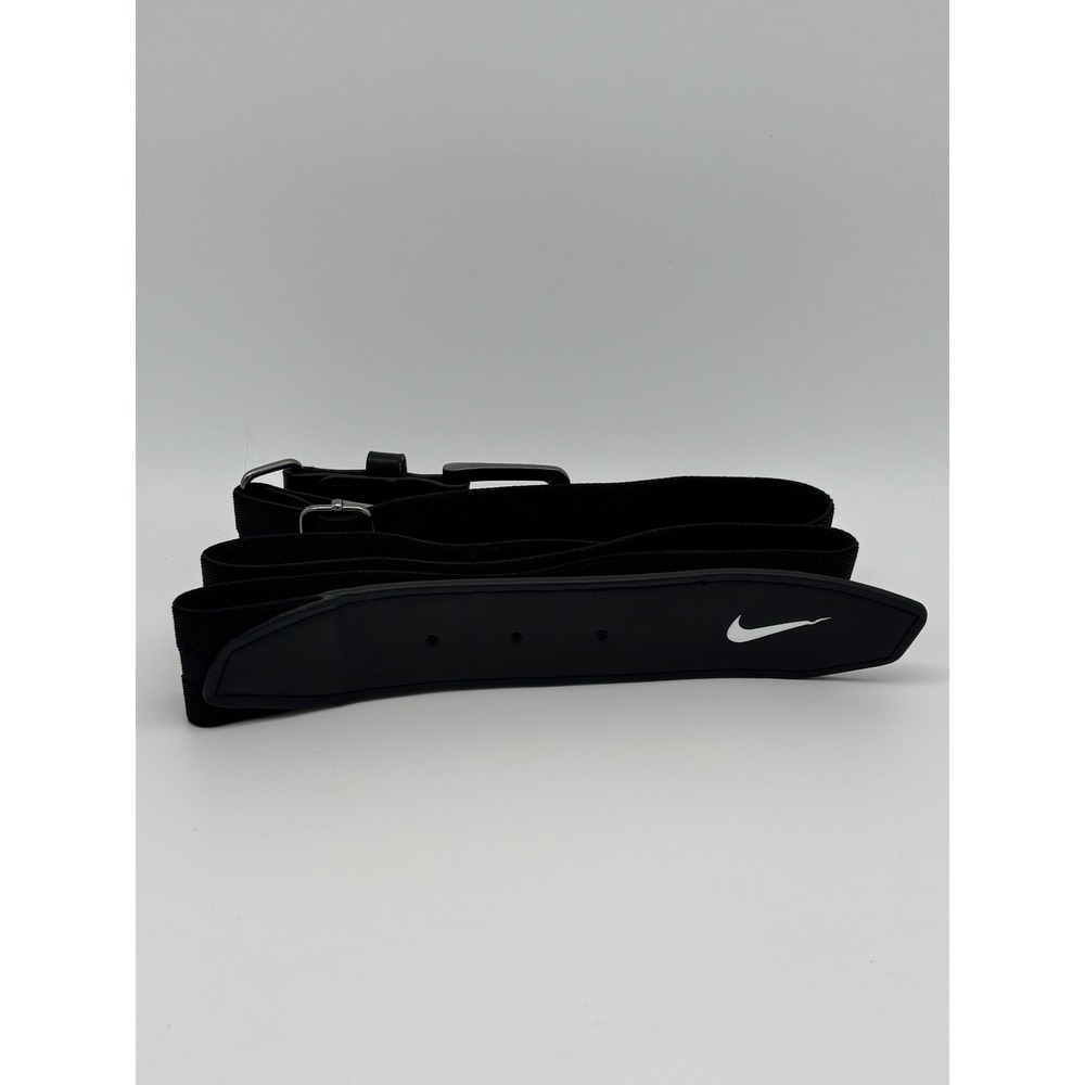 Nike Baseball Softball Belt Black One Size Adjustable Swoosh Logo RN 129862
